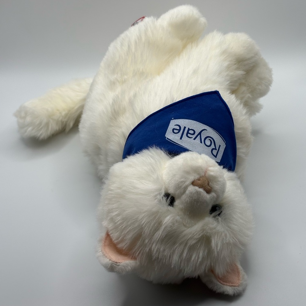 2016 Douglas Cuddle Toy Sitting White Cat 10” Soft Persian Plush Stuffed #2805 - Picture 6 of 16